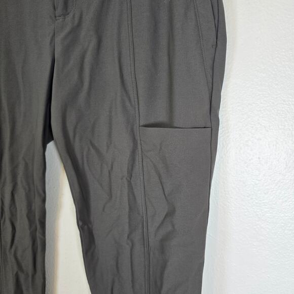 Athleta Pants Women's 10P Gray Skinny Cargo Pocket Athletic Athleisure Comfort - Picture 3 of 10